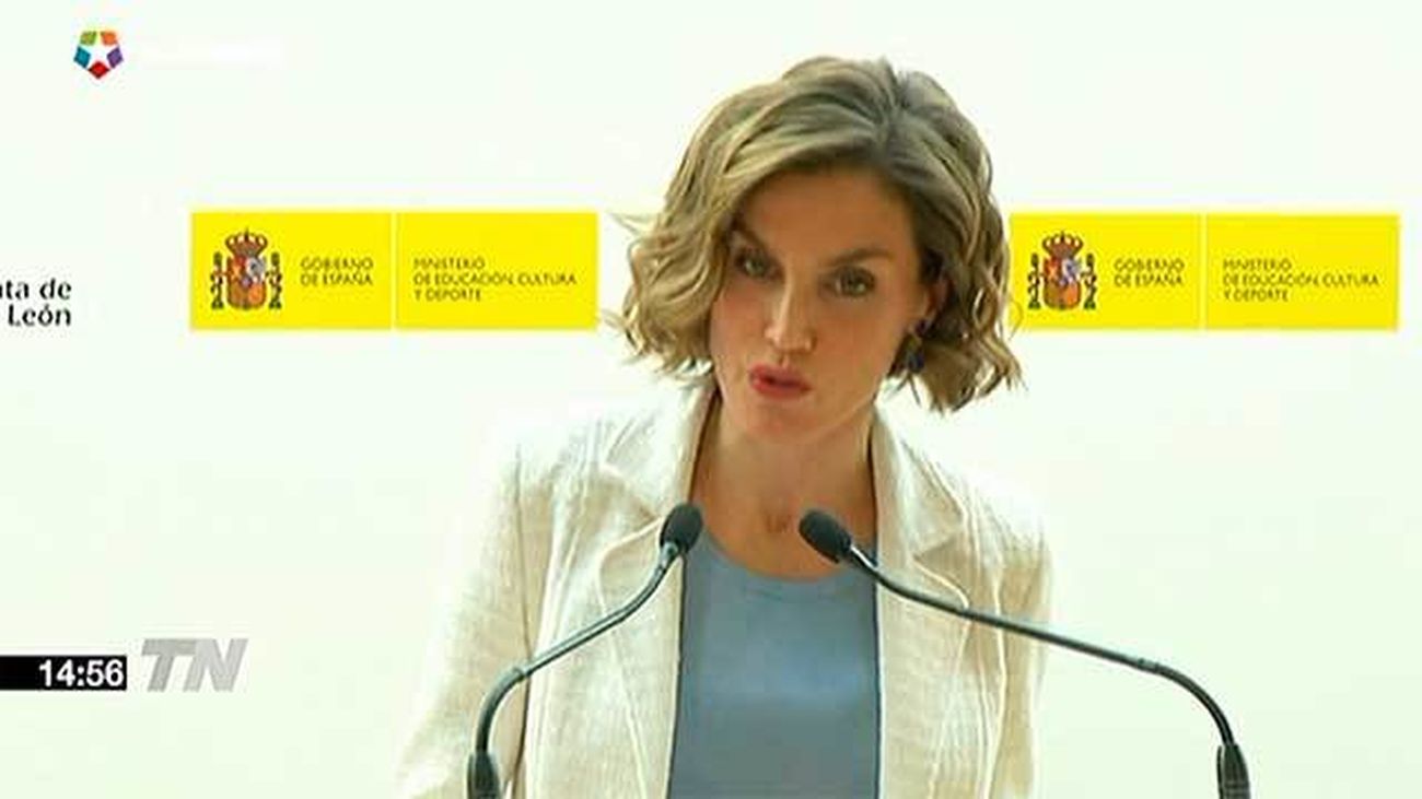 La reina Letizia apela a un sistema educativo de calidad con el compromiso de todos