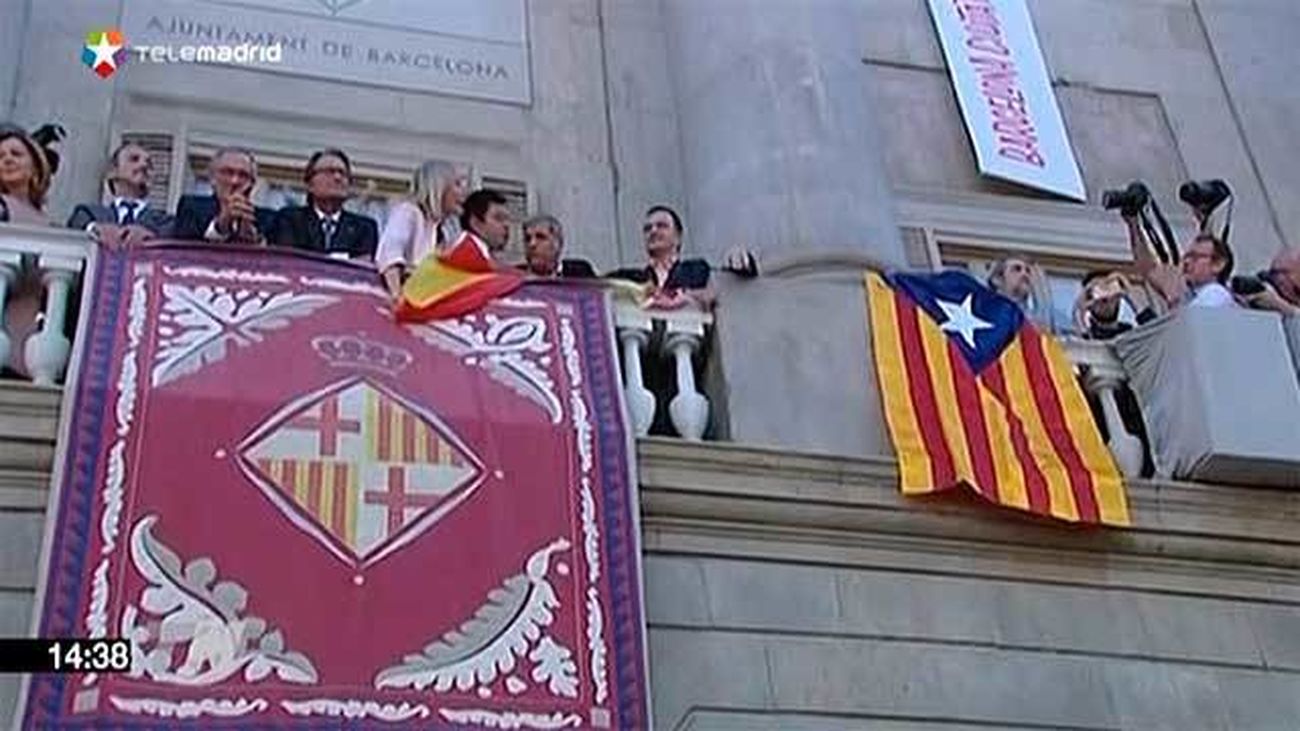 Alfred Bosch (ERC) se disculpa por colgar la estelada en el balcón del Ayuntamiento de Barcelona