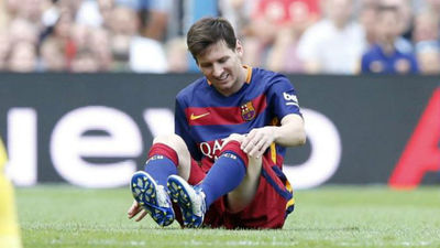 2-1. Doblete de Suárez y lesión de rodilla de Messi