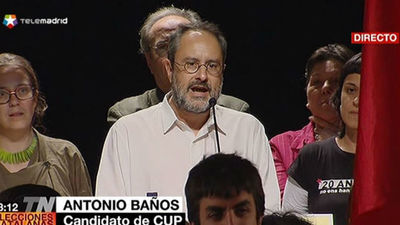 Antonio Baños (CUP): "Dedicado al Estado español. Sin rencores, adiós"