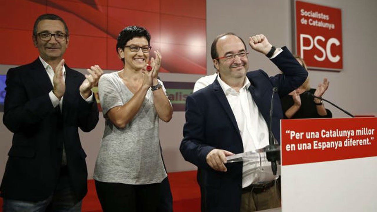 Iceta ve un "éxito" el resultado del PSC pese a perder cuatro escaños