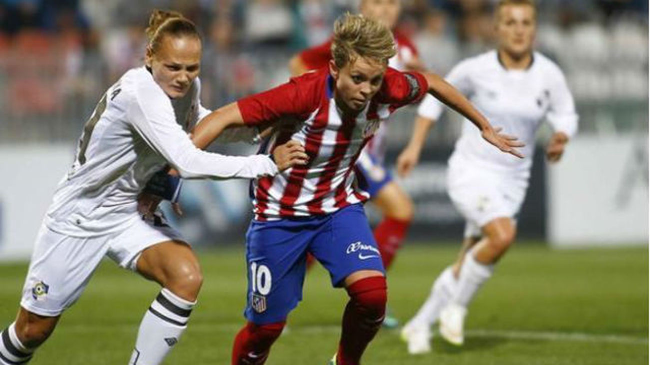 0-2. El Atleti Féminas cae ante el Zorky en su debut en Champions