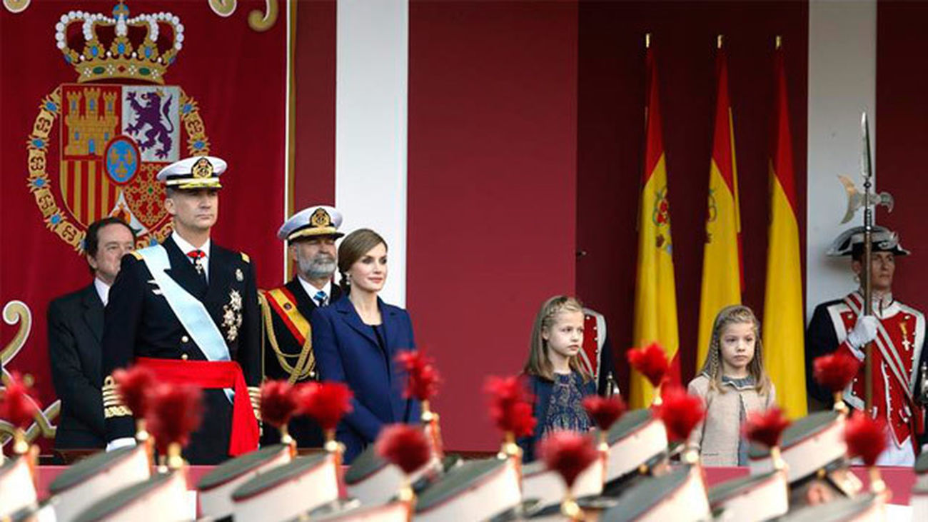 Los Reyes presidirán este sábado el desfile del Día de las  Fuerzas Armadas
