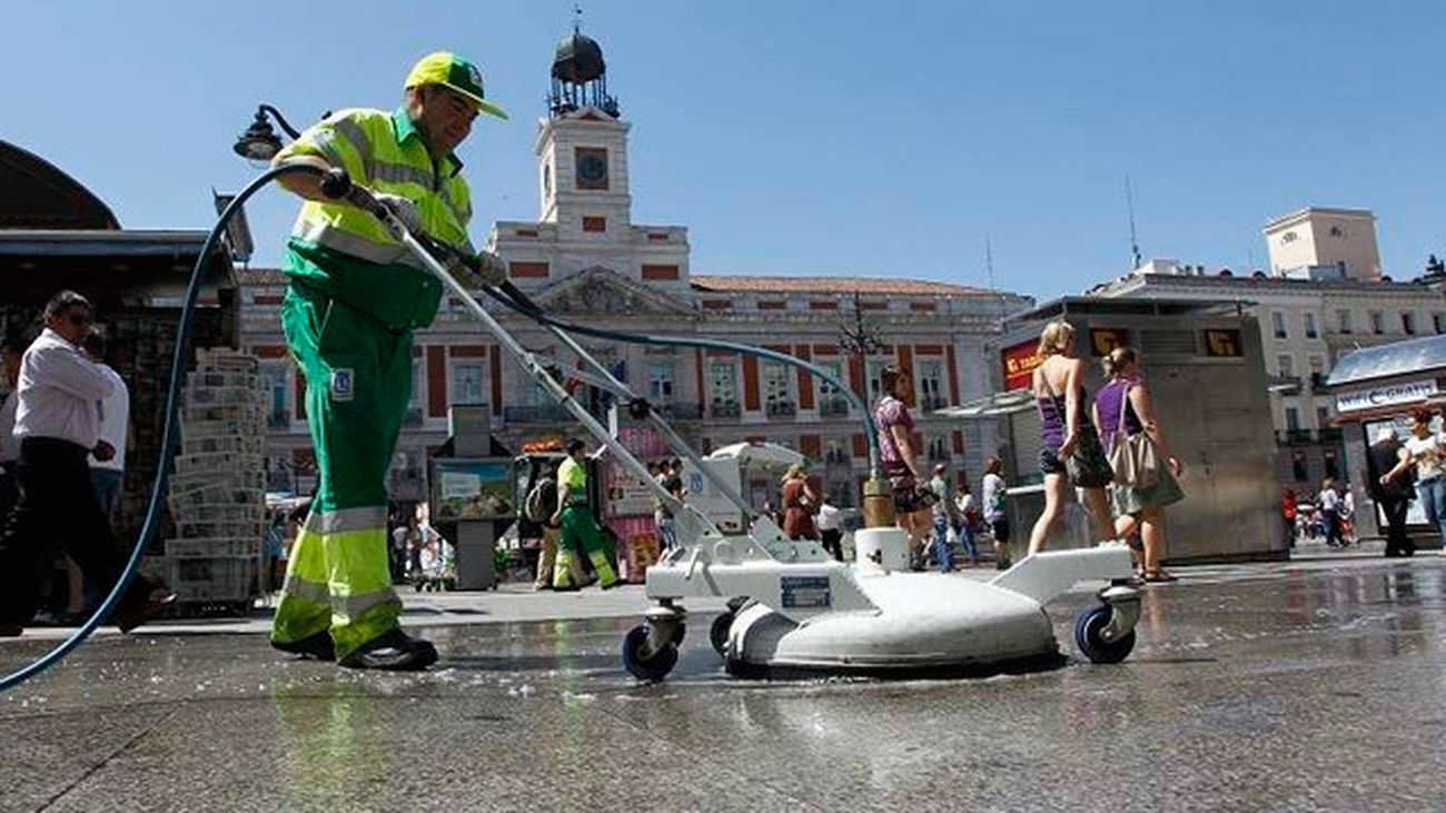 Tercera semana del plan de limpieza del Ayuntamiento de Madrid