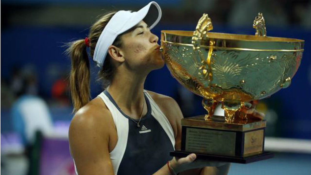 Muguruza cierra a lo campeona su semana fantástica en Pekín