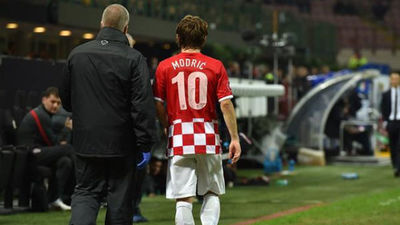 Nueva lesión en el Real Madrid, Modric