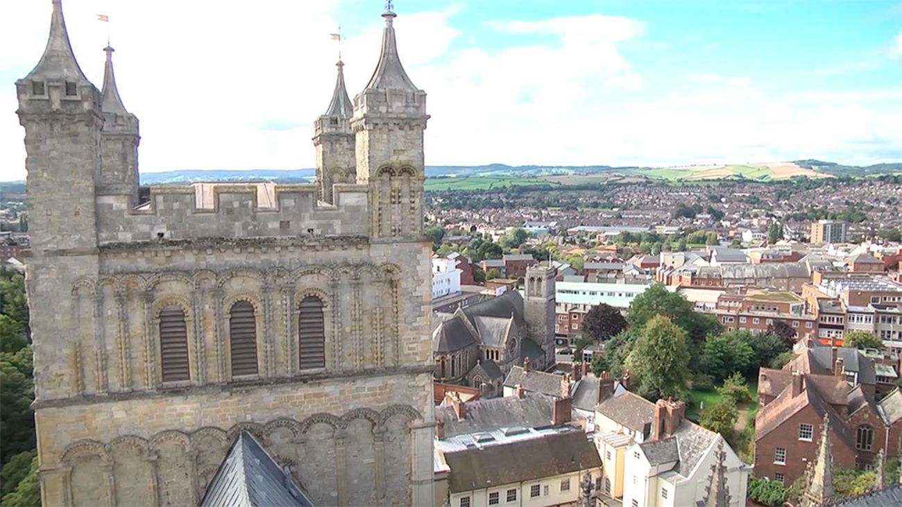 Exeter, la ciudad europea de las flores