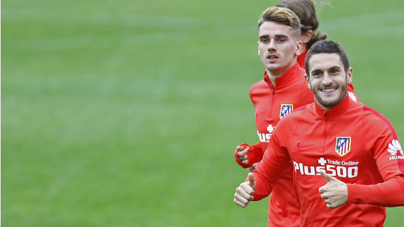 Atlético ya mira al duelo con el Astana con la única baja de Vietto