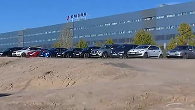 Aparcamiento peligroso cerca del colegio Blas de Lezo en Las Tablas