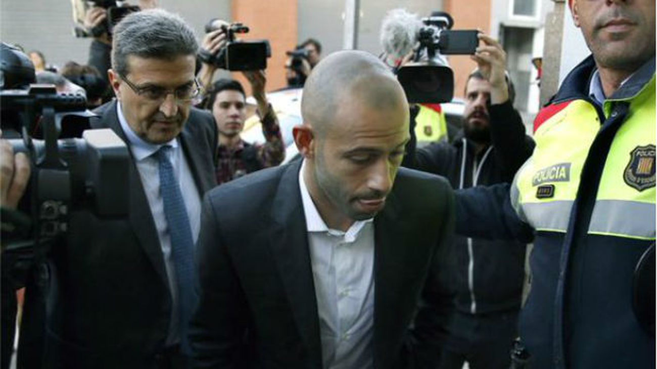 Mascherano admite ante el juez haber defraudado 1,5 millones a Hacienda