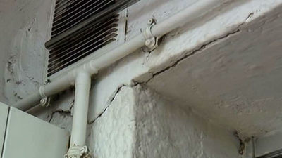 Carabanchel: denuncia la aparición de grietas en el edificio colindante al derrumbado