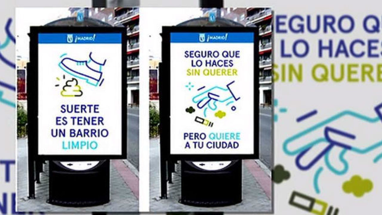Madrid lanza una campaña de concienciación ciudadana sobre la limpieza