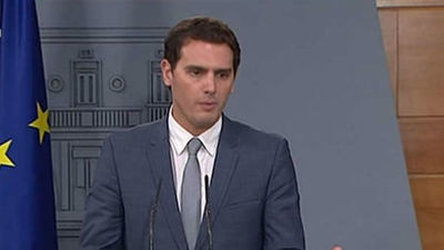 Rivera da su apoyo expreso a Rajoy para que haga cumplir la ley en Cataluña