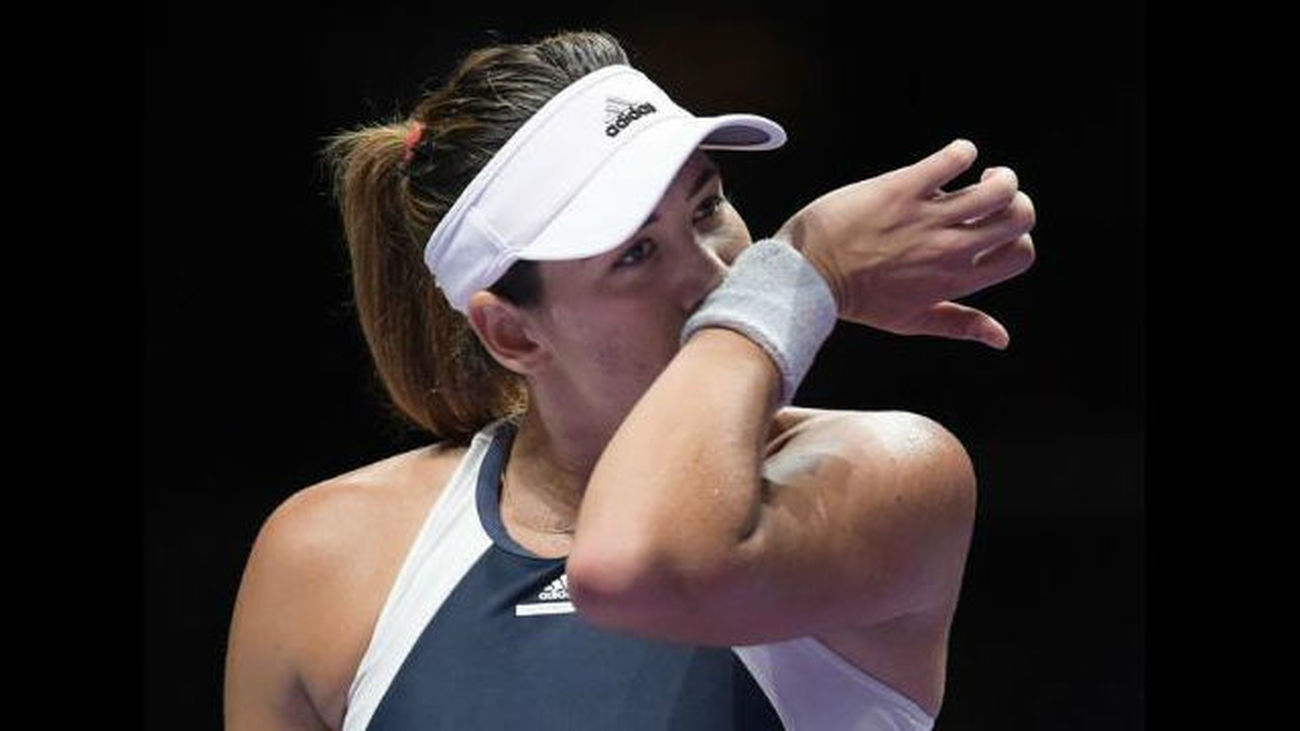 Muguruza, adiós al sueño de la final del Masters