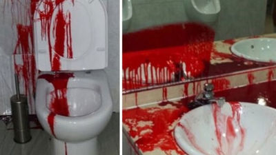 Así dejaron el vestuario los jugadores del Barça tras la fiesta de Halloween