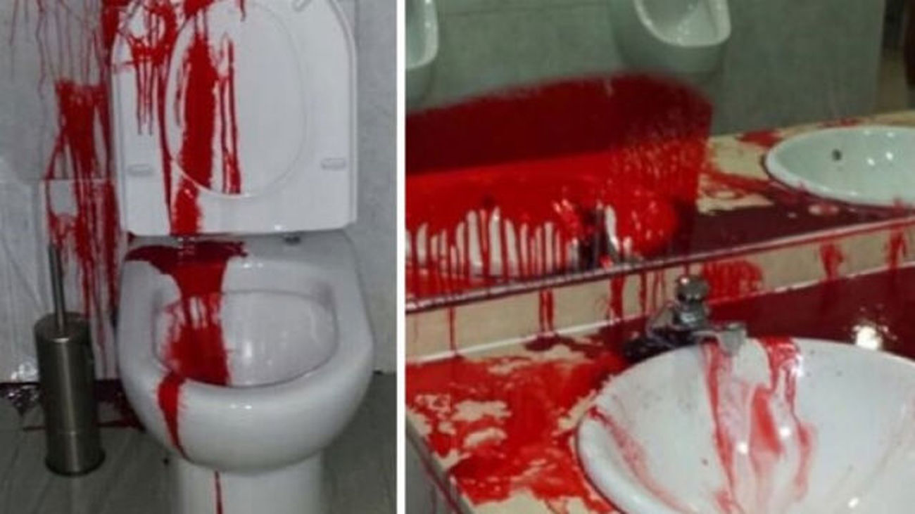 Así dejaron el vestuario los jugadores del Barça tras la fiesta de Halloween