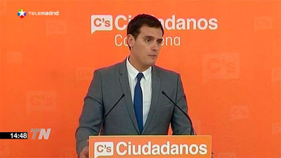 Rivera confía en que Constitucional paralice la moción sobre la independencia de Cataluña