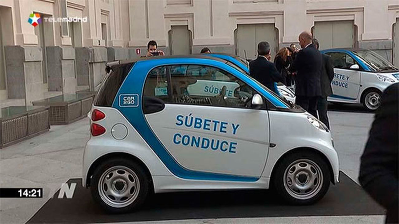 Uno de los vehículos de Car2go