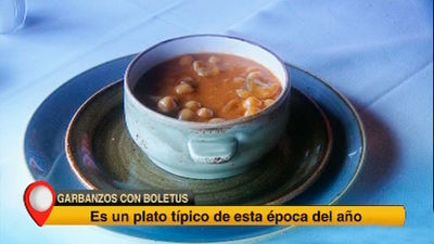 Los mejores garbanzos con boletus