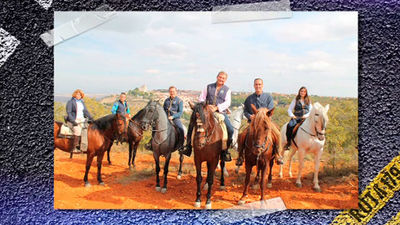 Los Santos de la Humosa: Rutas a caballo hasta el Pico de Peñabermeja