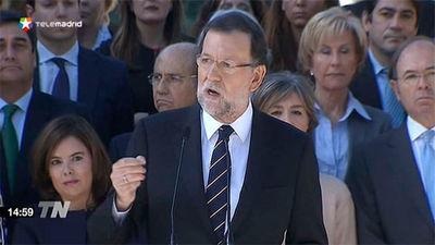Rajoy envía un mensaje de tranquilidad ante la amenaza terrorista