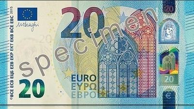El nuevo billete de 20 euros entra en circulación este miércoles