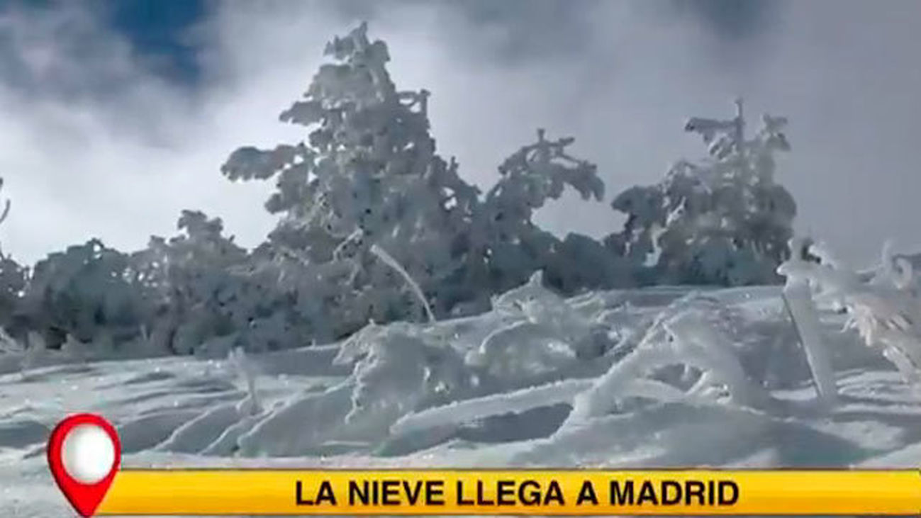 La nieve llega a Madrid