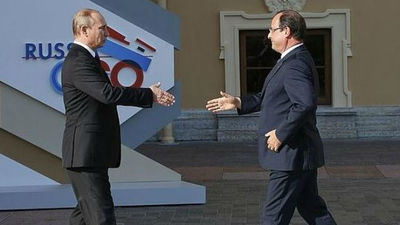 Putin y Hollande abogan por crear una "amplia coalición antiterrorista"