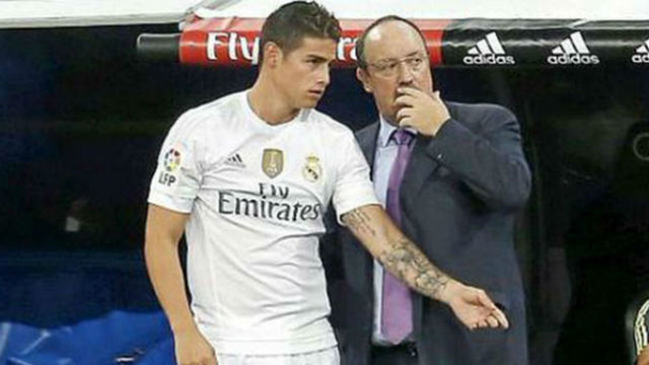 James Rodríguez reclama a Benítez su lugar