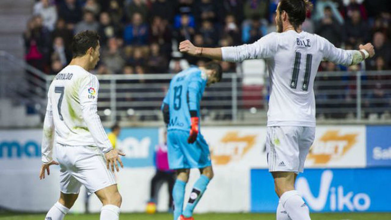 0-2. El Real Madrid supera su mala racha a base de oficio en Ipurúa