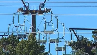 Puente sin nieve en la Sierra