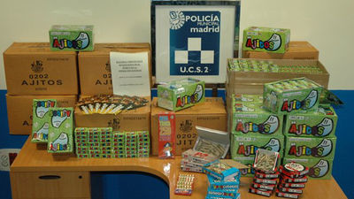 La policía decomisa 166.000 kilos de material pirotécnico