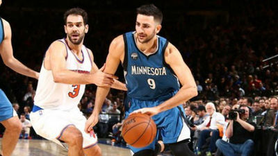 Ricky Rubio roza el cuádruple-doble