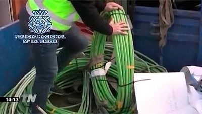 Golpe en Madrid y Valencia a dos bandas que robaban metales, con 13 detenidos