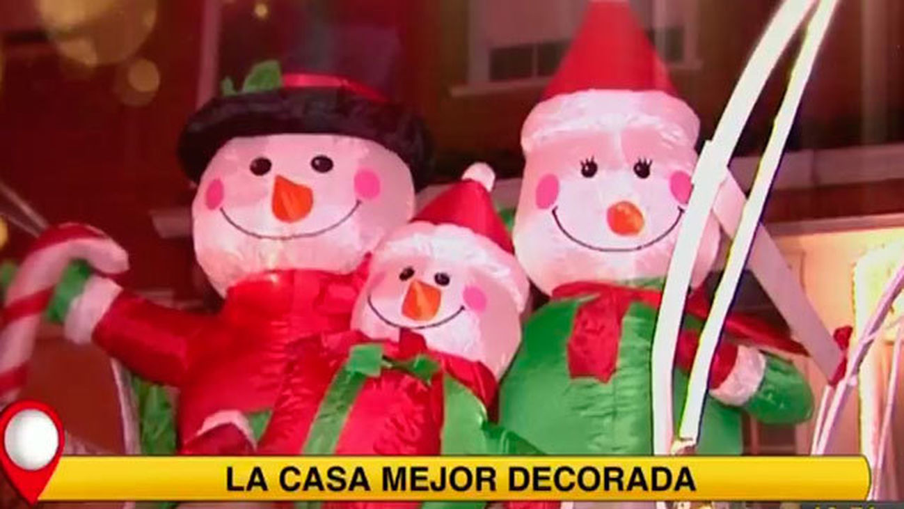 La casa mejor decorada para Navidad