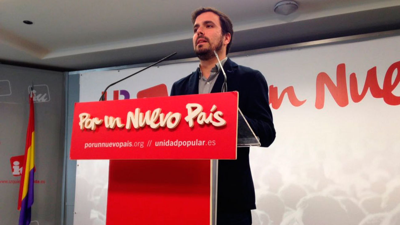 Alberto Garzón (Izquierda Unida-Unidad Popular). Elecciones Generales 2015