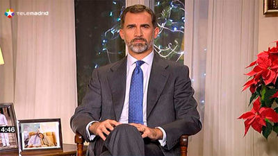 El Rey grabó anoche su discurso de Navidad