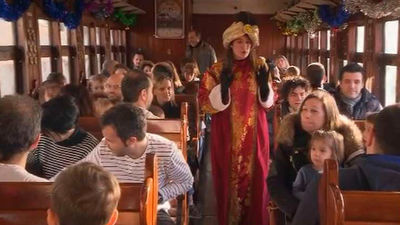 Vuelve el Tren de la Navidad, un  viaje histórico con espectáculo a bordo