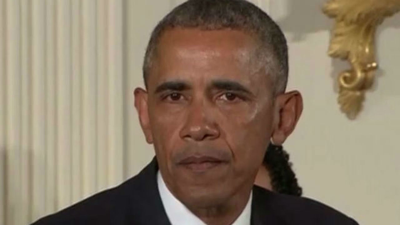 Obama llora al decretar medidas de control de armas