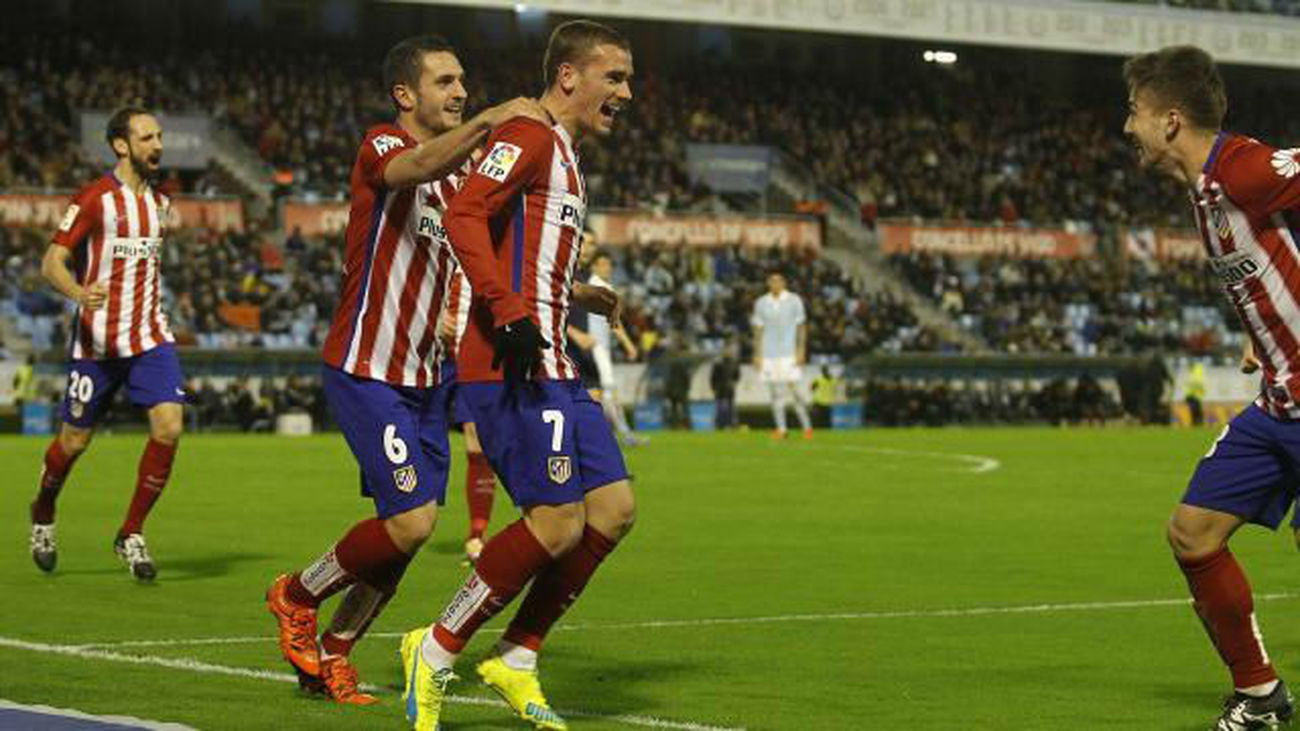 0-2. El Atlético refrenda el liderato en Balaídos