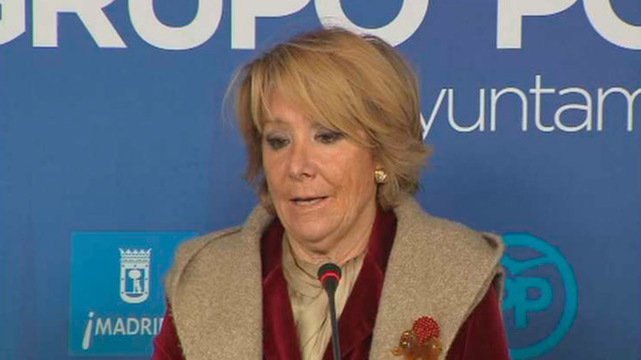 Aguirre critica que Ahora Madrid subirá los impuestos 189 millones este año