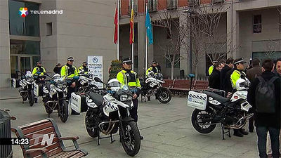 La Comunidad de Madrid dota a la Policía de Leganés de 8 nuevas motos