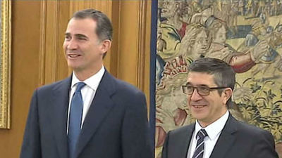 El Rey recibe a López y Escudero antes de abrir la ronda de consulta con los partidos