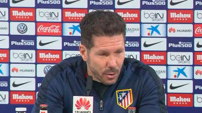 Simeone, sobre Griezmann: "El talento es importante, pero sin el trabajo no es nada"