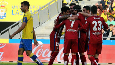 0-3. El Atleti más eficaz se mantiene líder ante Las Palmas