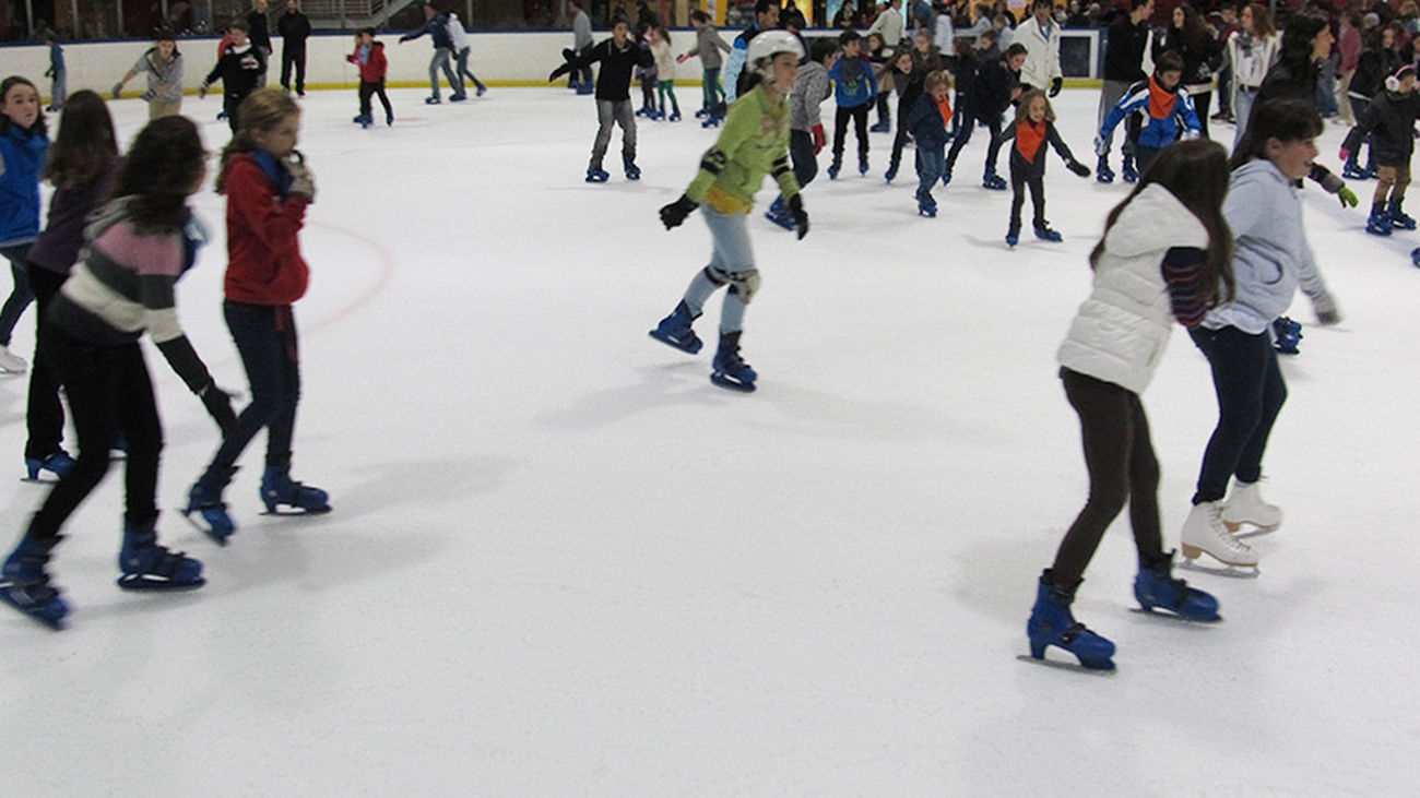 Majadahonda: La nevera, pista de hielo