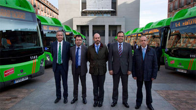 Quince nuevos autobuses de gas natural cubrirán tres líneas interurbanas en Leganés