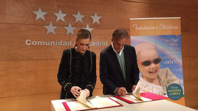 La Comunidad y la Fundación Aladina reformarán la UCI del Hospital Niño Jesús