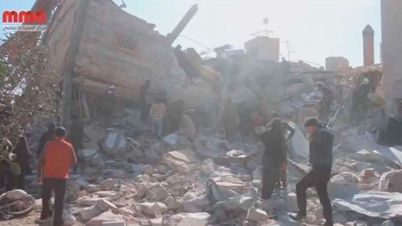 Continúan los bombardeos en Siria