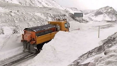 Un total de 35 provincias estará hoy en riesgo por heladas, nieve y oleaje